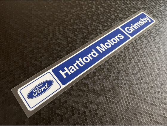 Hartford Motors - Grimsby - Ford - Dealer Sticker
