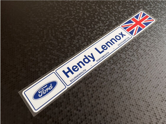 Hendy Lennox - Ford - Dealer Sticker