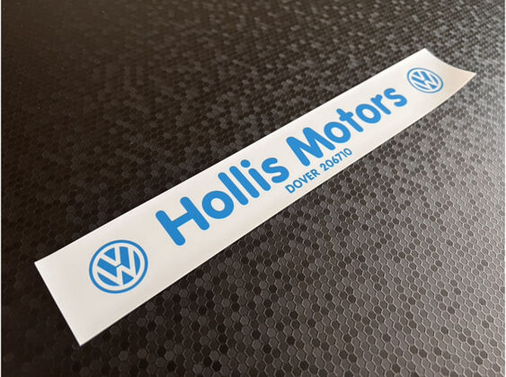 Hollis Motors - Dover - VW - Dealer Sticker