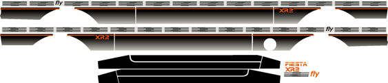 Fiesta Mk1 XR2 FLY Stripe Kit