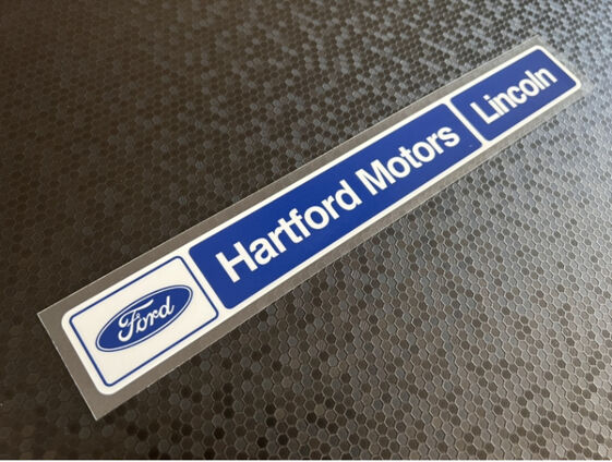 Hartford Motors - Lincoln - Ford - Dealer Sticker