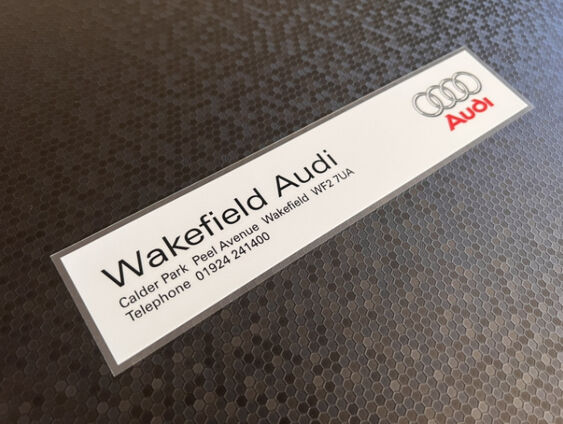 Wakefield Audi - Dealer Sticker