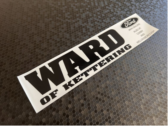 Ward of Kettering - Ford - Dealer Sticker