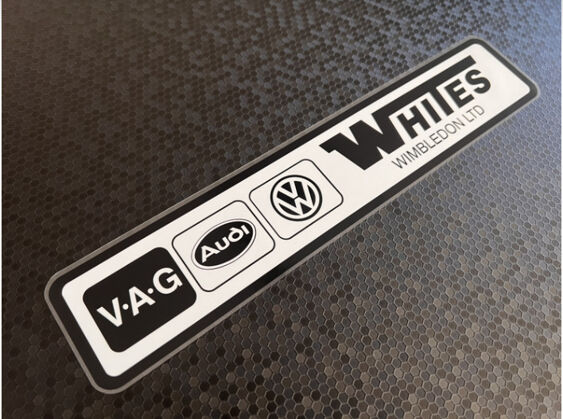 Whites - Wimbledon - VW Audi - Dealer Sticker