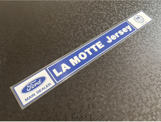 La Motte - Jersey - Ford - Dealer Sticker