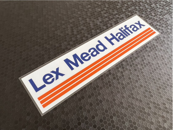 Lex Mead - Halifax - Dealer Sticker