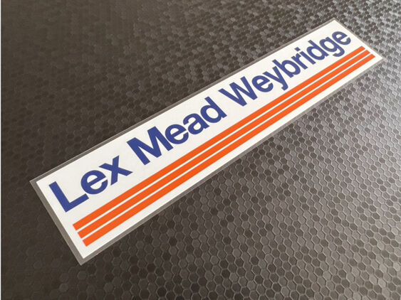 Lex Mead - Weybridge - Dealer Sticker