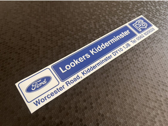 Lookers - Kidderminster - Ford - Dealer Sticker