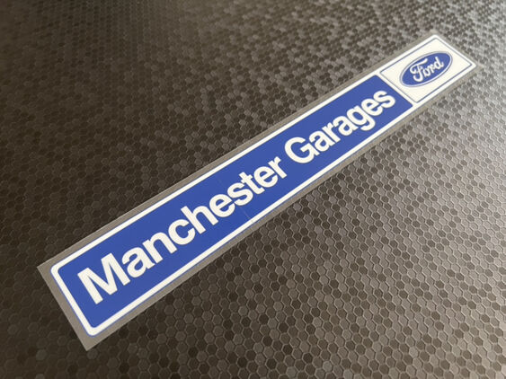 Manchester Garages - Ford - Dealer Sticker