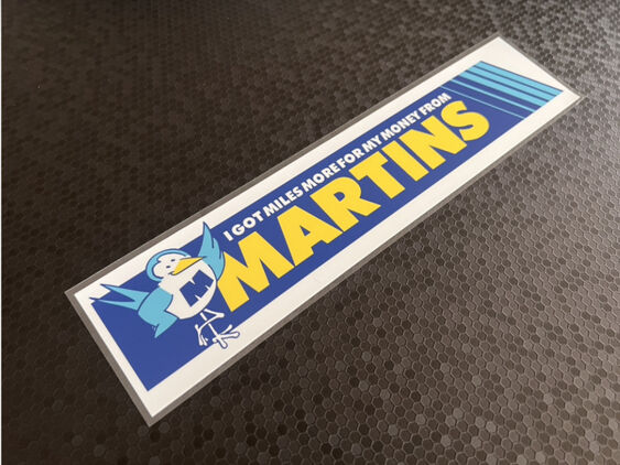 Martins - Dealer Sticker