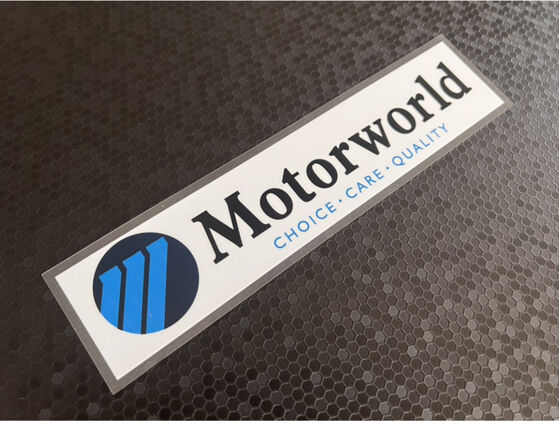 Motorworld - VW Audi - Dealer Sticker