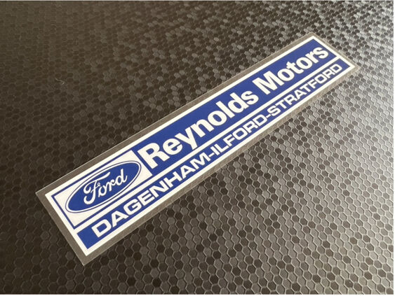 Reynolds Motors - Dagenham Ilford Stratford - Ford - Dealer Sticker