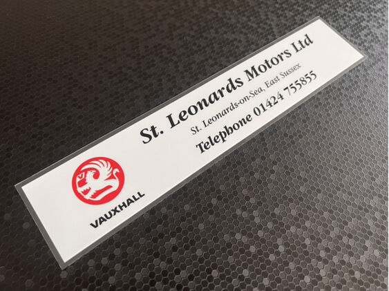 St Leonards Motors - East Sussex - Vauxhall - Dealer Sticker