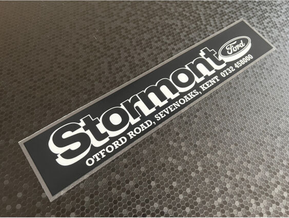 Stormont Ford - Sevenoaks Kent - Dealer Sticker