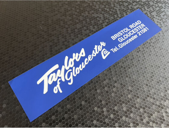 Taylors of Gloucester - Ford - Dealer Sticker