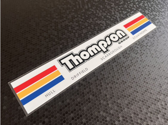 Thompson Group - Hull Scarborough Scunthorpe - Dealer Sticker