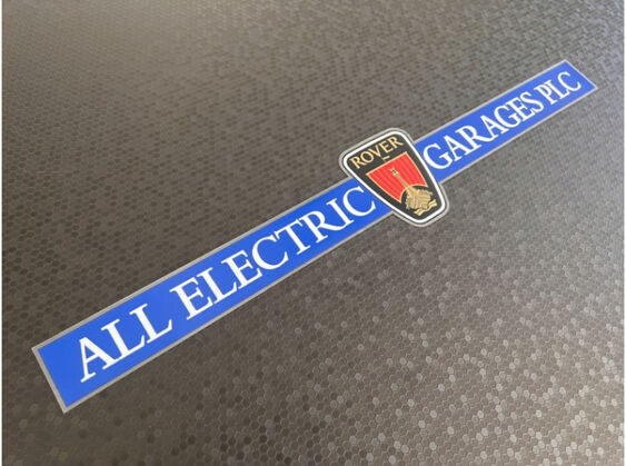 All Electric Garages - Rover - Dealer Sticker