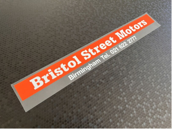 Bristol Street Motors - Birmingham - Dealer Sticker