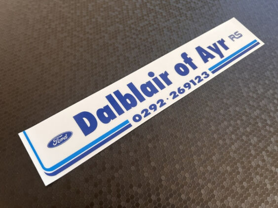Dalblair of Ayr - OLD - Ford - Dealer Sticker