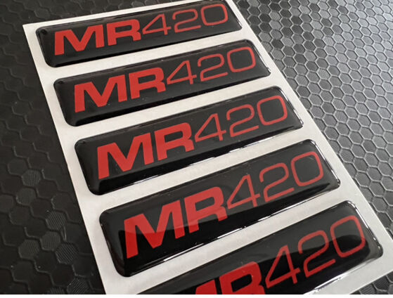 MR420 Gel Badge - 60x20mm