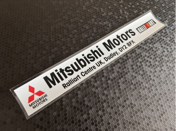 Mitsubishi Motors - Ralliart Dudley - Dealer Sticker