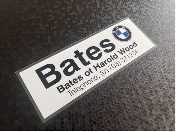 Bates of Harold Wood - BMW - Dealer Sticker