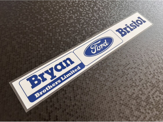 Bryan Brothers - Bristol - Ford - Dealer Sticker