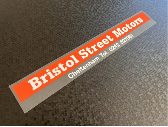 Bristol Street Motors - Cheltenham - Dealer Sticker