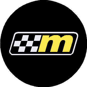 M Logo Gel Wheel centre Badges - Set of 4