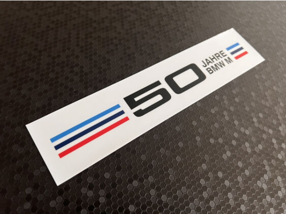 BMW M 50 years - Dealer Sticker