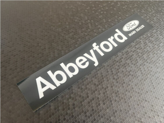 Abbeyford - Ford - Dealer Sticker