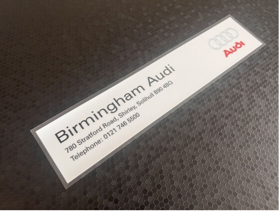 Birmingham Audi - Solihull - Dealer Sticker