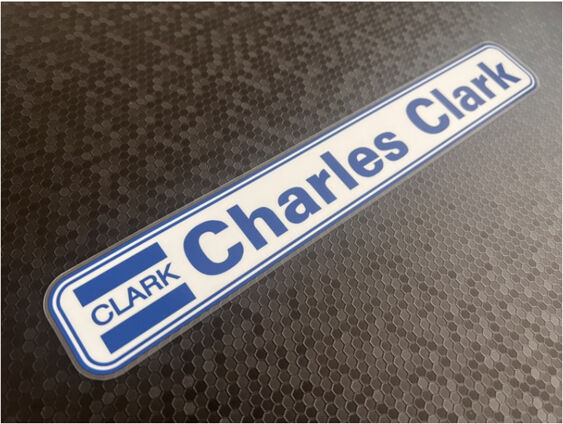 Charles Clark - Cannock - Dealer Sticker