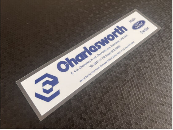 Charlesworth - Doncaster - Ford - Dealer Sticker
