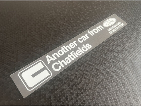 Chatfields - Stoke on Trent - Ford - Dealer Sticker