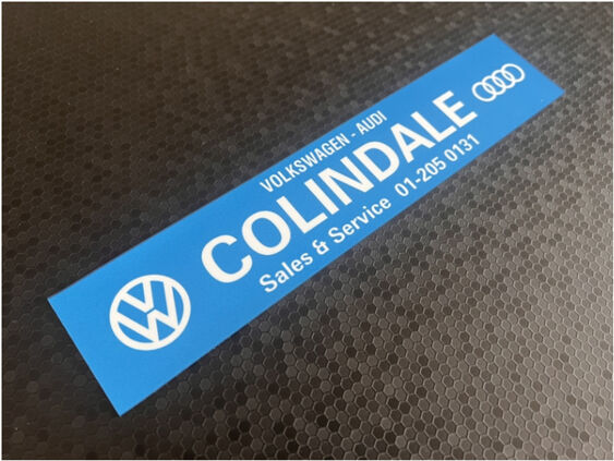 Colindale - London - VW Audi - Dealer Sticker