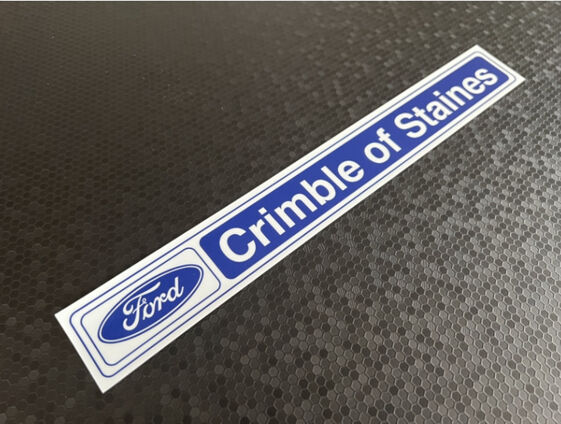 Crimble of Staines - Ford - Dealer Sticker