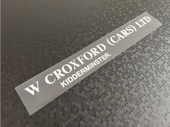 Croxford Cars - Kidderminster - VW Audi - Dealer Sticker