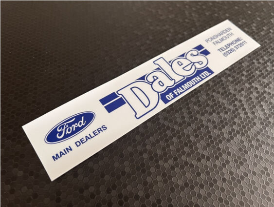 Dales of Falmouth - Ford - Dealer Sticker