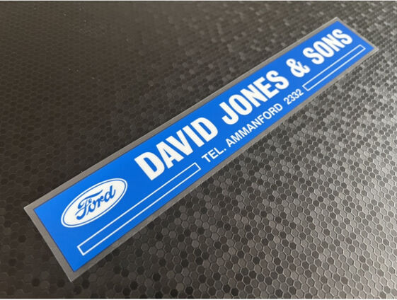 David Jones & Sons - Ammanford - Ford - Dealer Sticker
