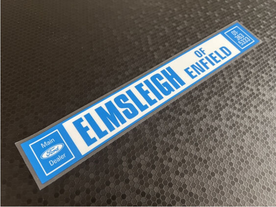Elmsleigh of Enfield - Ford - Dealer Sticker