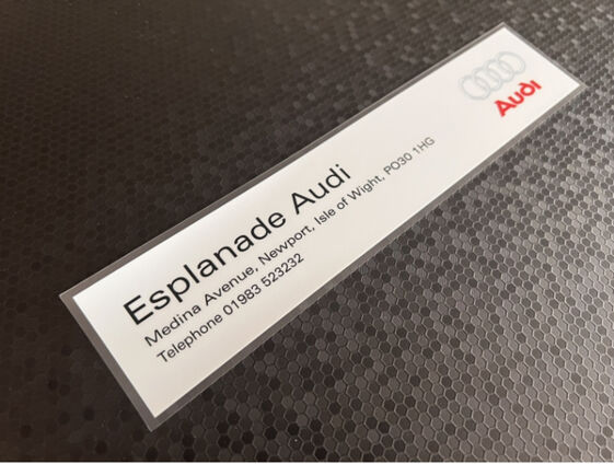 Esplanade Audi - Isle of Wight - Dealer Sticker