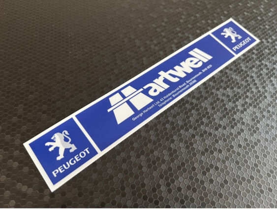 Hartwell - Bournemouth - Peugeot - Dealer Sticker