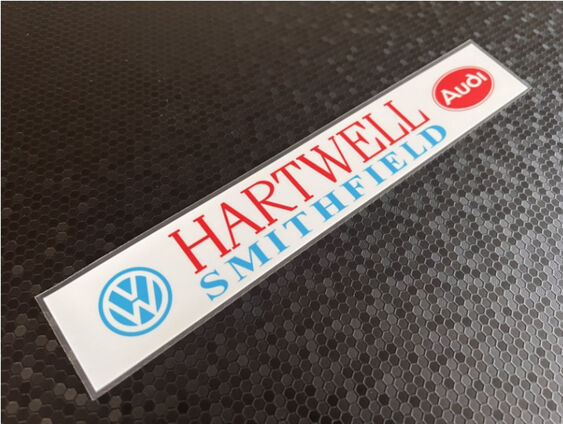 Hartwell Smithfield - VW Audi - Dealer Sticker
