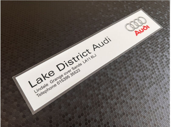 Lake District Audi - Grange over Sands - Dealer Sticker