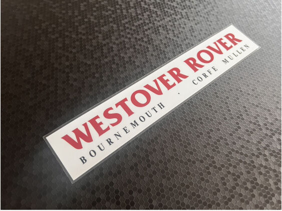 Westover Rover - Bournemouth - Dealer Sticker