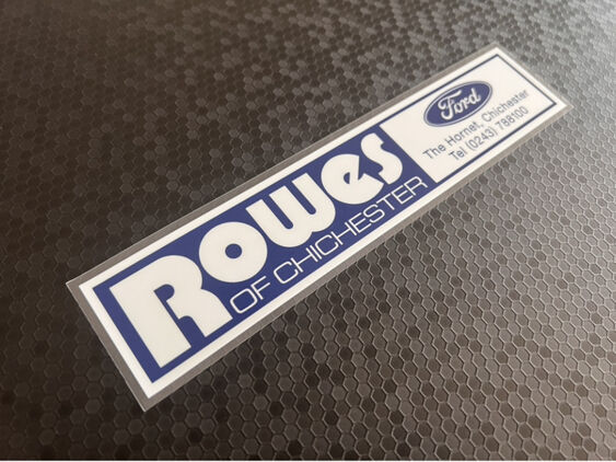 Rowes of Chichester - Ford - Dealer Sticker