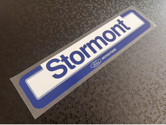 Stormont Ford - Merseyside - Dealer Sticker