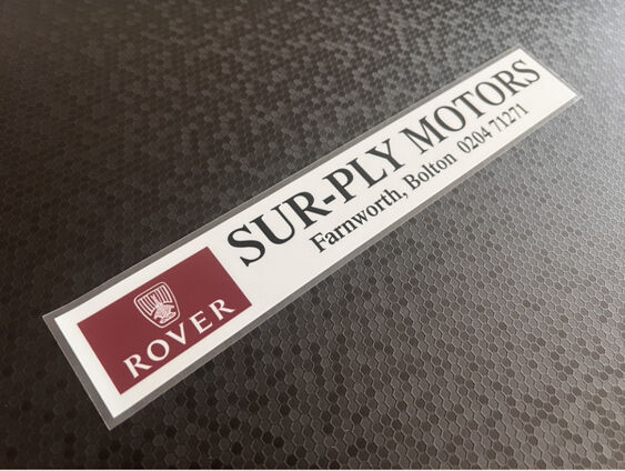 Dealer Stickers / DMB Graphics Ltd | Page: 44