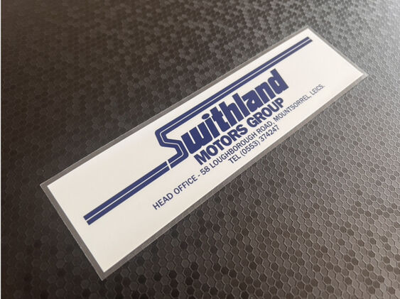 Swithland Motor Group Dealer Sticker